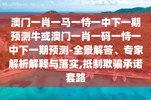 澳門一肖一馬一恃一中下一期預(yù)測?；虬拈T一肖一碼一恃一中下一期預(yù)測-全景解答、專家解析解釋與落實,抵制欺騙承諾套路