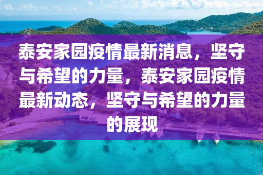 泰安家園疫情最新消息，堅守與希望的力量，泰安家園疫情最新動態(tài)，堅守與希望的力量的展現(xiàn)