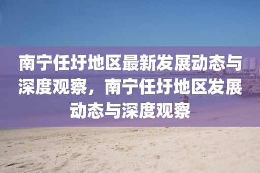 南寧任圩地區(qū)最新發(fā)展動(dòng)態(tài)與深度觀察，南寧任圩地區(qū)發(fā)展動(dòng)態(tài)與深度觀察